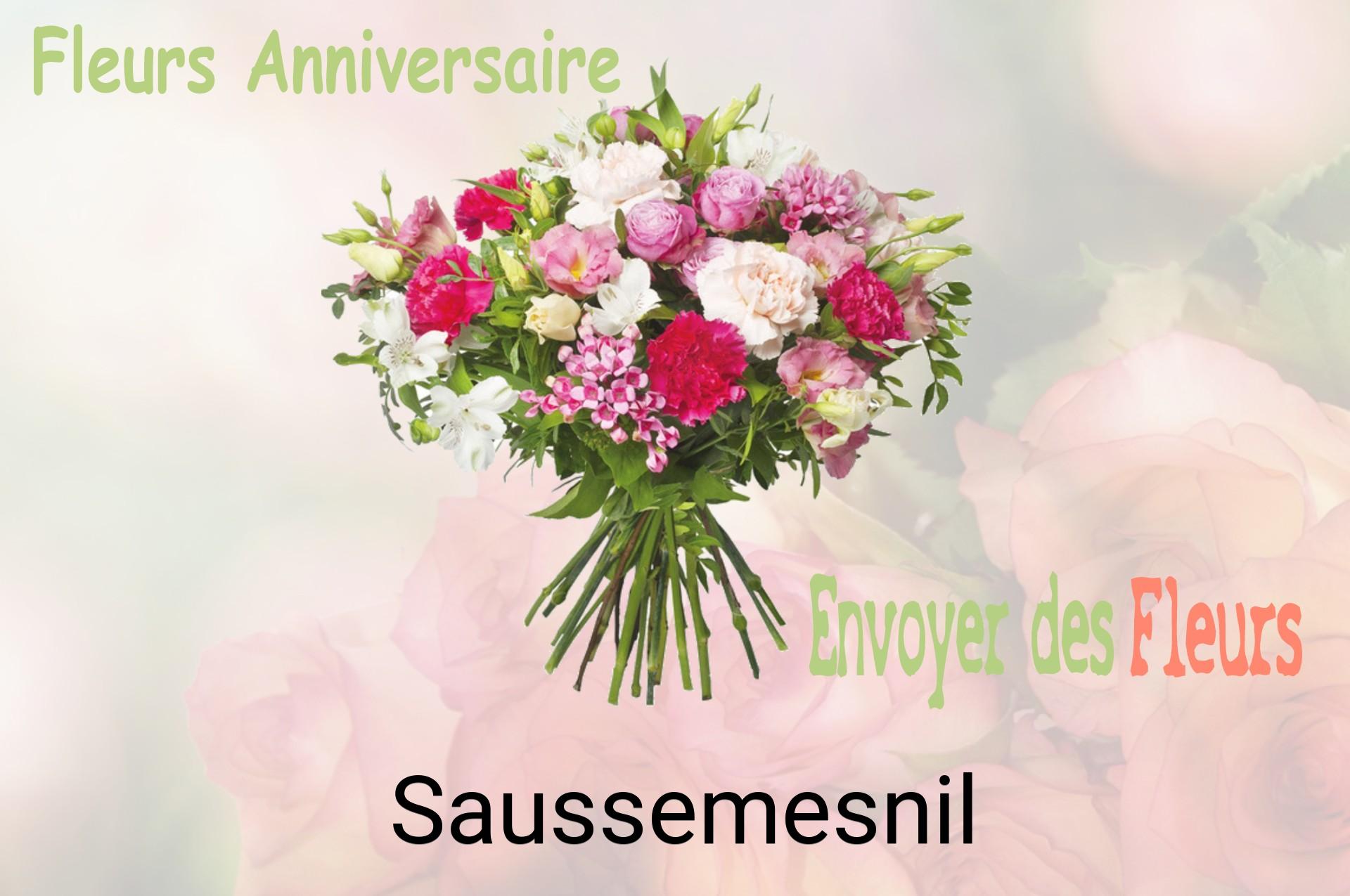 Bouquet de fleurs d’anniversaire livré à Saussemesnil