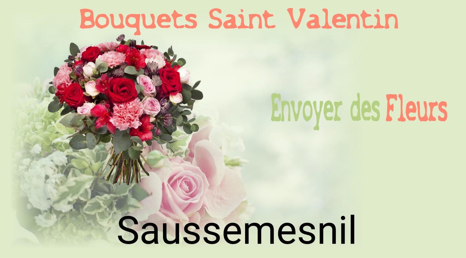 Roses de Saint-Valentin livrées à Saussemesnil
